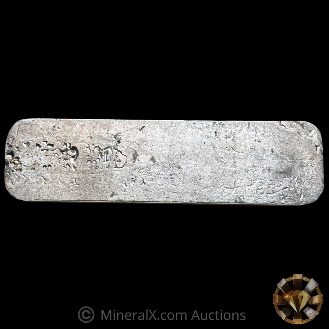 50.28oz Drew Refining Vintage Poured Silver Bar – MineralX
