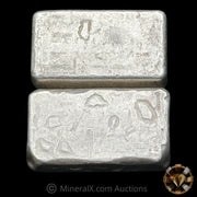 x2 3oz Engelhard Sequential Serial Vintage Poured Silver Bars