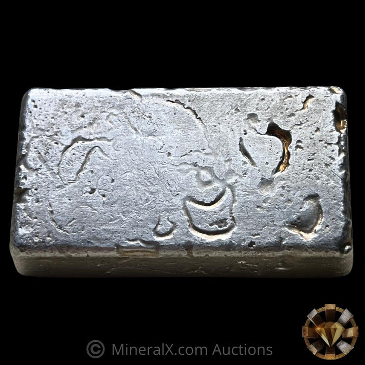 Engelhard Double X-8 Prefix Variety 10oz Vintage Poured Silver Bar