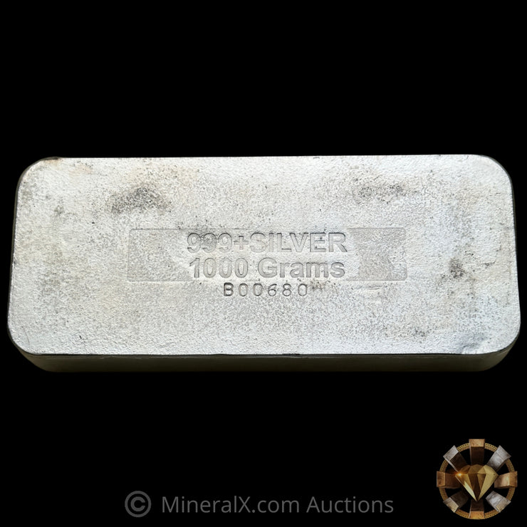 1000g Kilo Engelhard Australia Silver Bar Still In Factory Plastic Seal