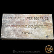 100oz Engelhard Vintage Extruded Silver Bar