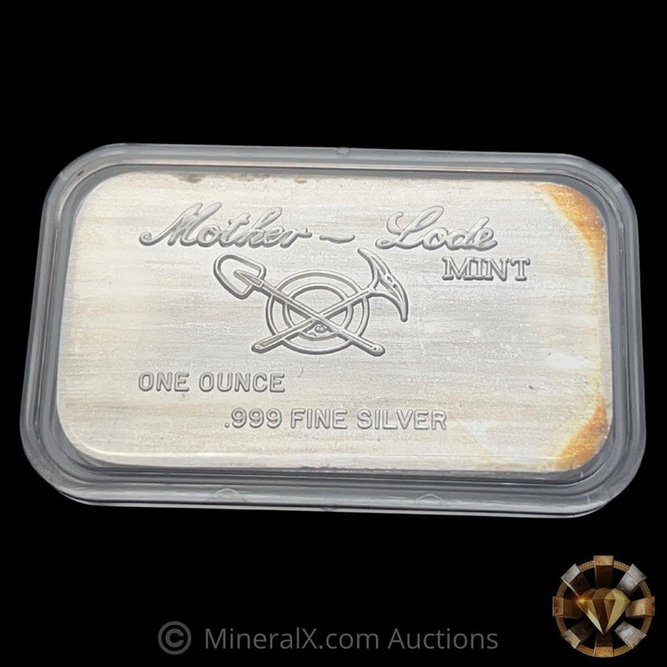 The Prospectors Mother Lode Mint 1oz Vintage Silver Art Bar