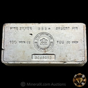 100oz Royal Canadian Mint RCM Vintage Silver Bar