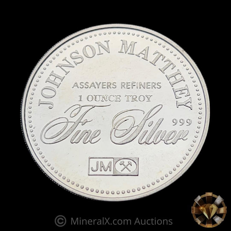 Johnson Matthey JM Alaska 25 Years 1oz Vintage Silver Coin