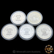 x5 AMARK 1oz Vintage Silver Coins