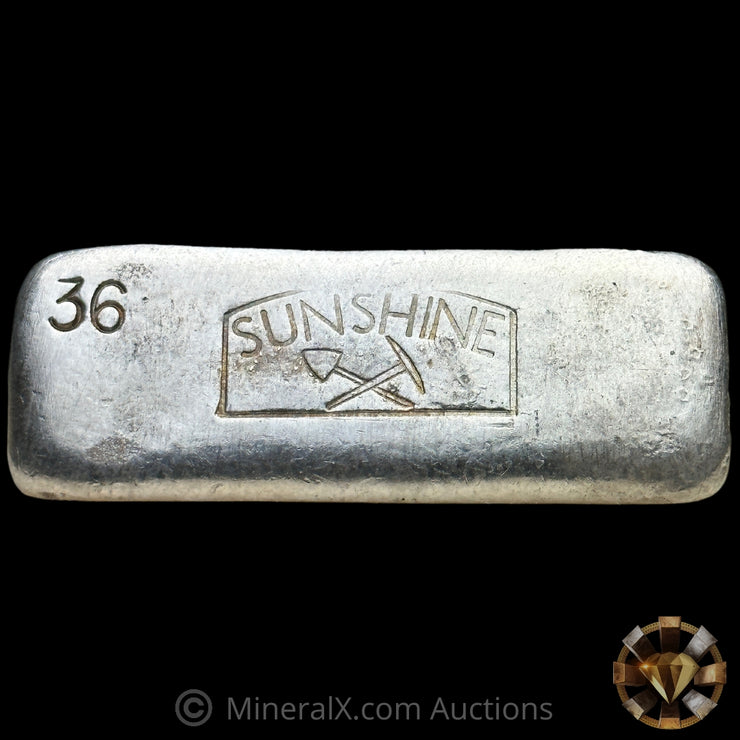 3.45oz Sunshine Mining Vintage Silver Bar