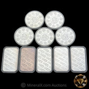 x10 1oz Silver JM Bars and 2021 Libertad Coins Lot (10oz Total Silver)