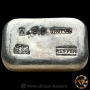 4.99oz Keiffer Vintage Silver Bar with Unique Mold Size