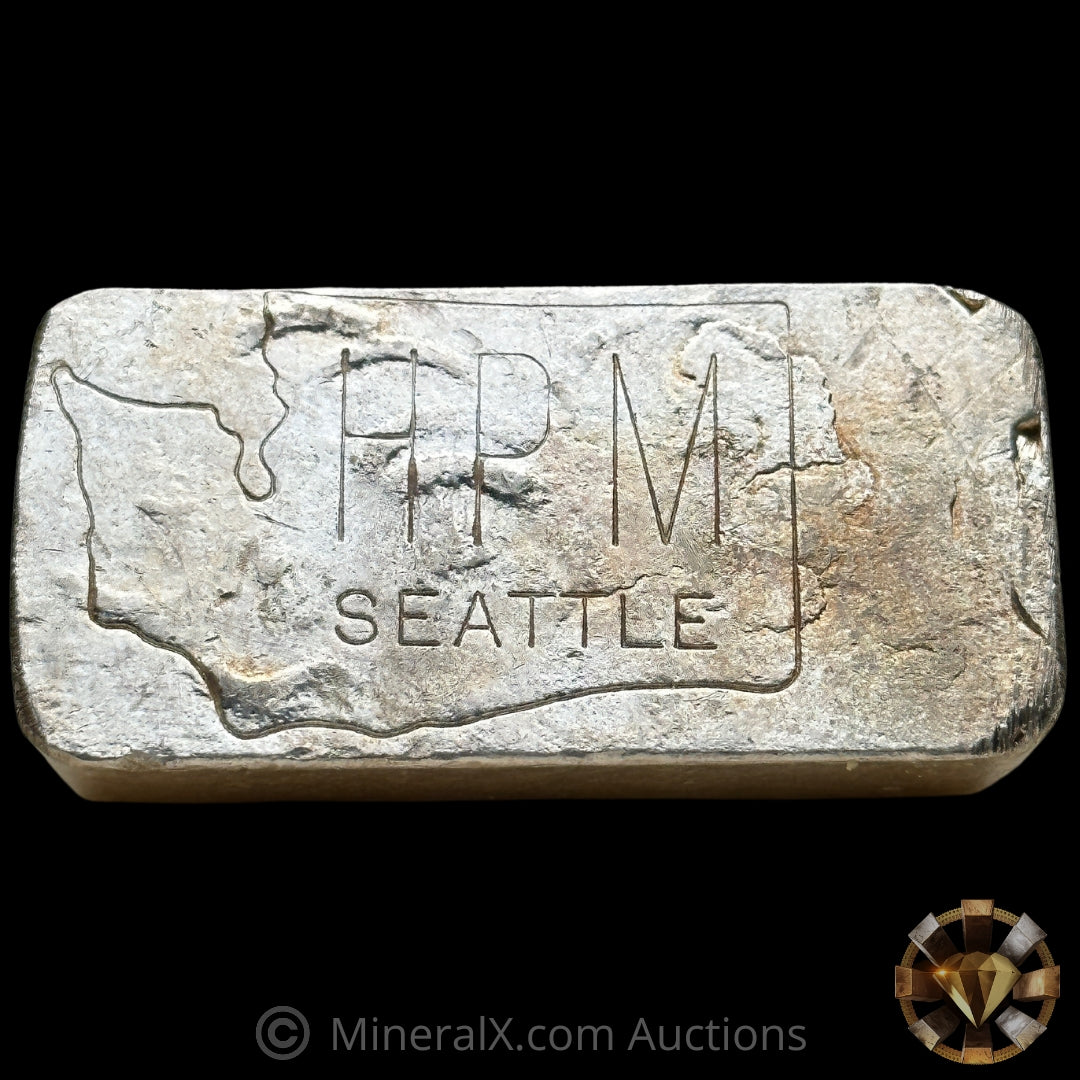 10.11oz Hallmark Precious Metals HPM Seattle Vintage Silver Bar