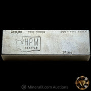 100oz Hallmark Precious Metals HPM Seattle Vintage Silver Bar