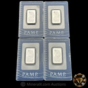 x4 1/2oz PAMP Silver Bars (2oz Total)