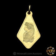 PAMP Fortuna 5g Vintage Gold Pendant