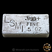 5oz LSMI Vintage Poured Silver Bar