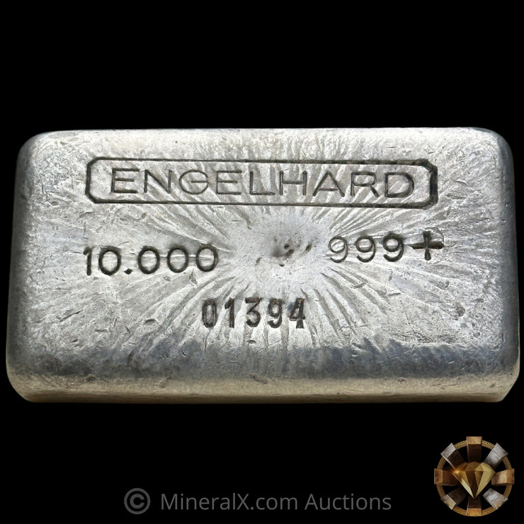 10oz Engelhard Top Hallmark Vintage Silver Bar