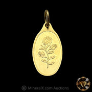 PAMP Fortuna 1g Vintage Gold Pendant