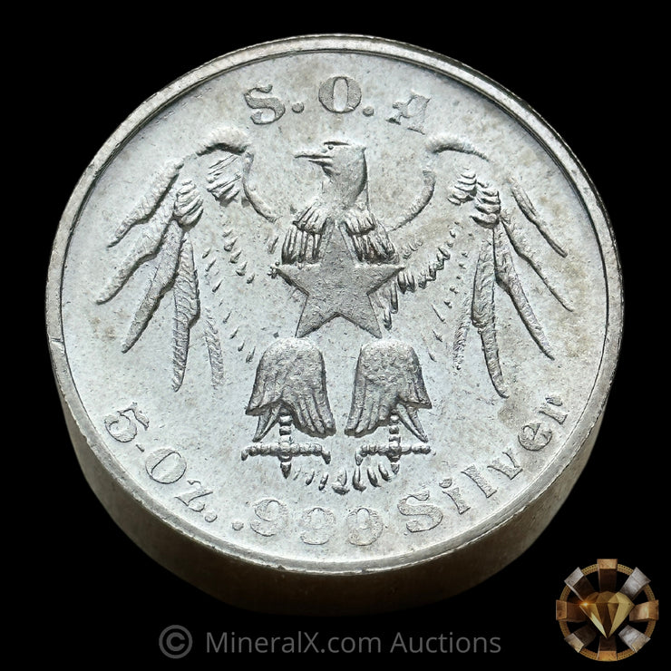 5oz Swiss Of America SOA Vintage Silver Round