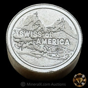 5oz Swiss Of America SOA Vintage Silver Round