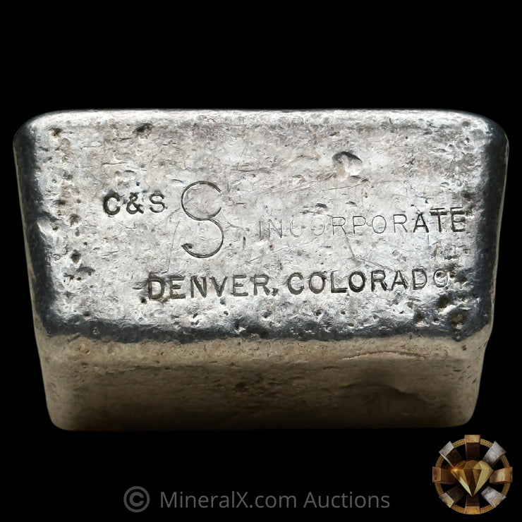 7.29 C & S Incorporated Denver Colorado Vintage Silver Bar