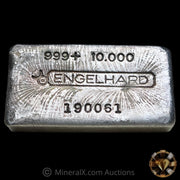 10oz Engelhard Sunburst Pour Bull Logo Vintage Poured Silver Bar