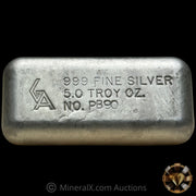 5oz Golden Analytical GA Vintage Silver Bar