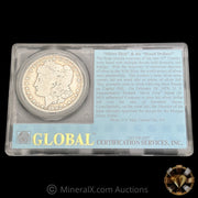 1882 Carson City CC Morgan Silver Dollar Sealed In Vintage Global Certification Services Holder