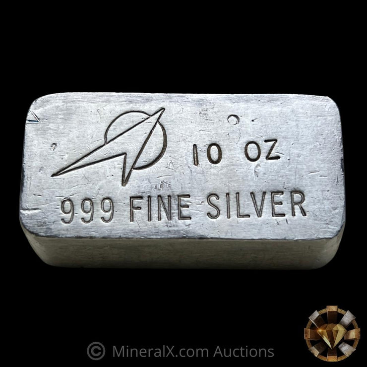 10oz Phoenix Refining Corporation Vintage Poured Silver Bar
