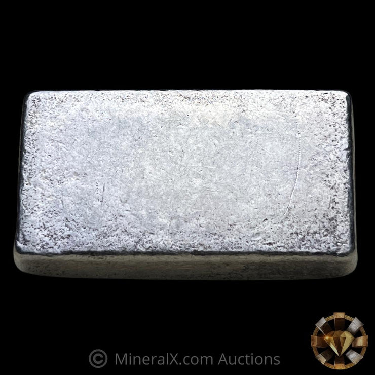 Sequential Pair of 5oz Engelhard MFR Vintage Poured Silver Bars