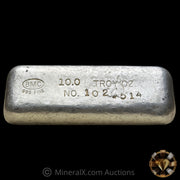 10oz Bathhurst Mining Co BMC Vintage Poured Silver Bar