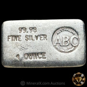 Australian Bullion Company ABC Vintage Silver Bar