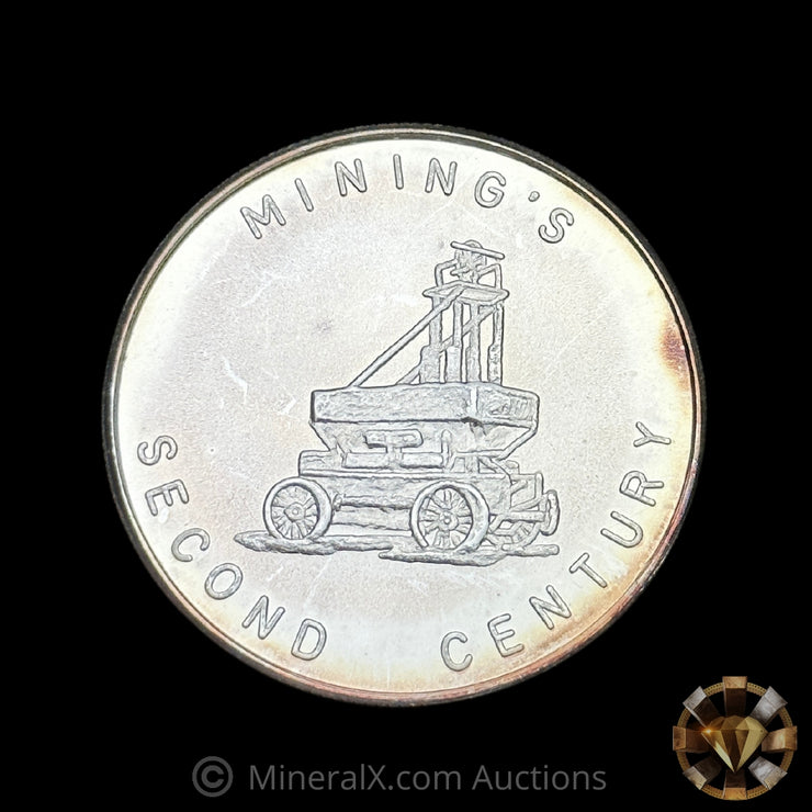 1oz 1988 Montana Minings Second Century Vintage Silver Coin