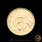 x1 1/10oz 1979 Gold Standard Corp Adam Smith “Trust In God” Vintage Gold Coin