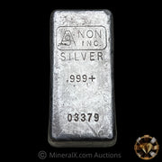 10.40oz Agnon Inc Vintage Poured Silver Bar
