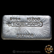 10oz Engelhard Bull Logo Sunburst Pour Vintage Silver Bar