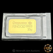 20g Degussa Feingold Gold Bar Mint In Original Factory Seal