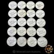 x20 1981 US Assay Office San Francisco 1oz Vintage Silver Coins (Full Roll 20oz Total)