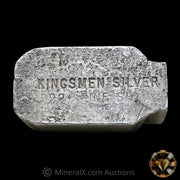 10oz URI Kingsmen Silver Counterstamp Vintage Poured Silver Bar