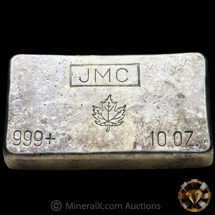 10oz Johnson Matthey JMC Vintage Silver Bar