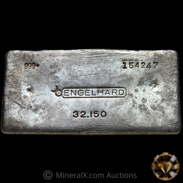 32.150oz / 1 Kilo Engelhard Vintage Silver Bar