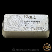 10.31oz Hoffman And Hoffman Vintage Poured Silver Bar