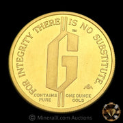 1oz 1979 Gold Standard Corporation “For Integrity There Is No Substitute” Vintage Gold Coin