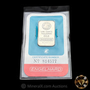 1oz Engelhard Palladium Pd Vintage Red White & Blue Label Sealed In Factory Assay
