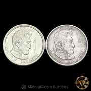x2 1/2oz Liberty Lobby Andrew Jackson Courage Vintage Silver Coins (1oz Total)