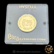 1/4oz 1980 Gold Standard Corp “Free Choice of Currencies” Proof Gold Coin w/ Rare Original Acrylic Case