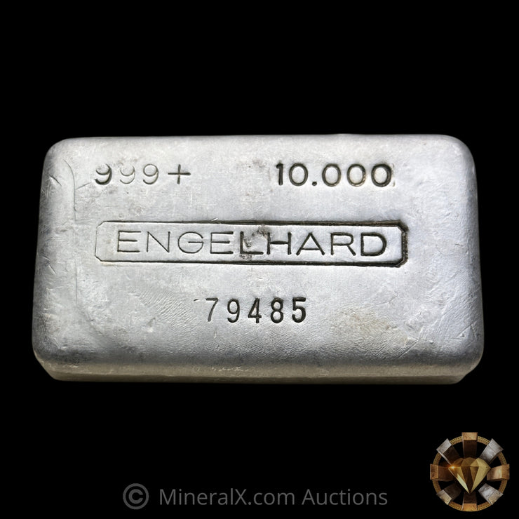 10oz Engelhard Vintage Poured Silver Bar