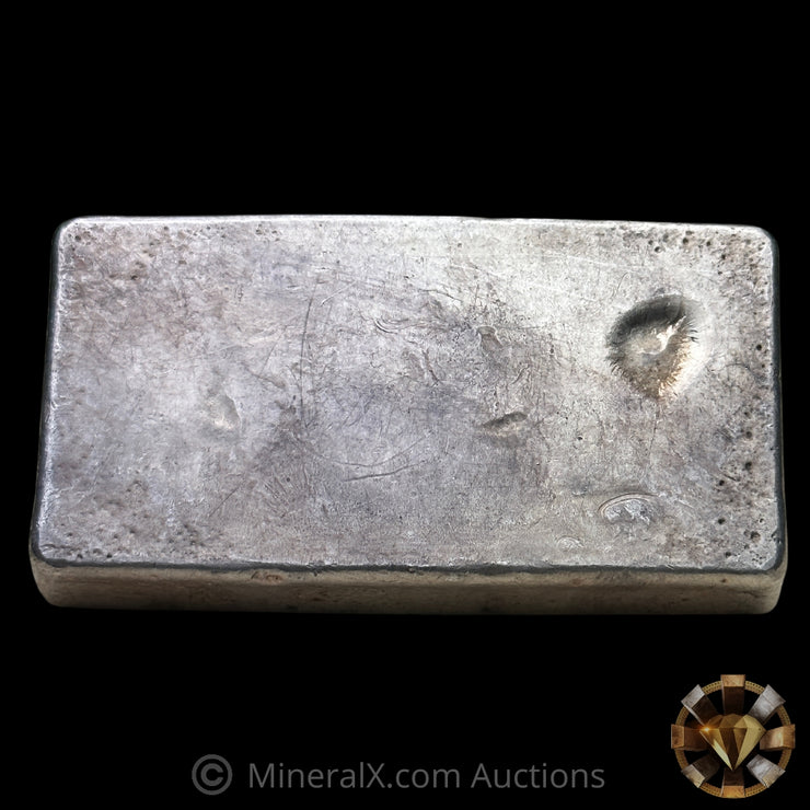 10oz Engelhard Bull Logo Vintage Poured Silver Bar