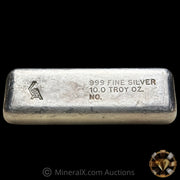 10oz Golden Analytical GA Vintage Poured Silver Bar