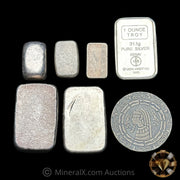5.5oz Lot of Misc Fractional Silver