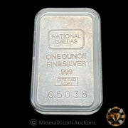 National Dallas 1oz Vintage Silver Bar