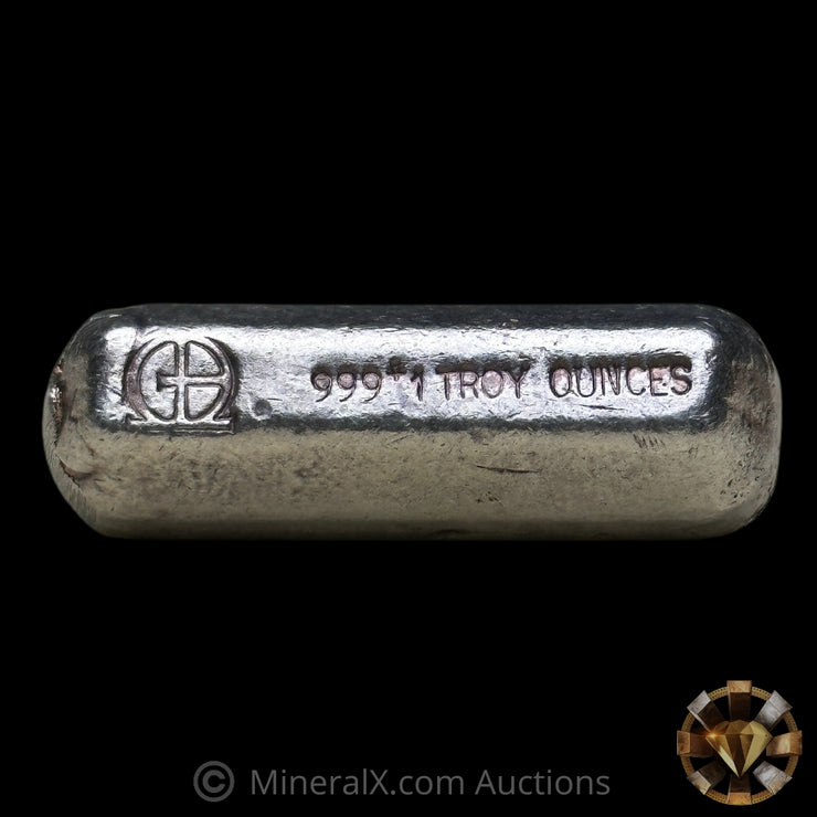 1oz Omega M & B Mining Vintage Poured Silver Bar
