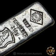 250g Ogussa Feinsilber Overstamp Error Vintage Poured Silver Bar